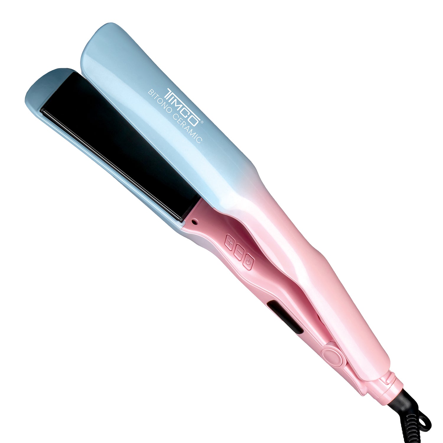 Plancha Alaciadora de Cabello Ceramica Placas 4.5 cm Color Bitono Timco PYB1199 — imagen 2