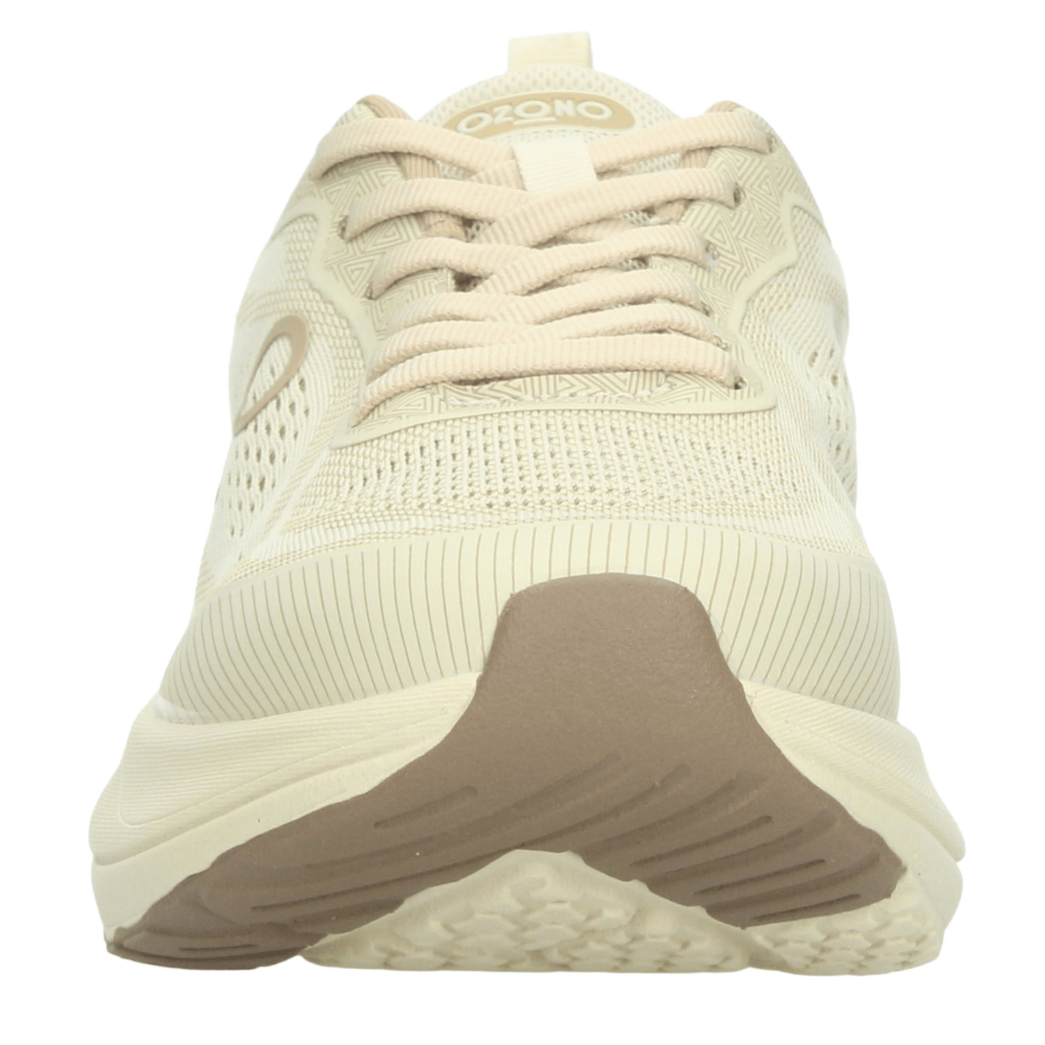 Tenis Ozono Dama Deportivo Running Cintas Beige Mujer — imagen 6