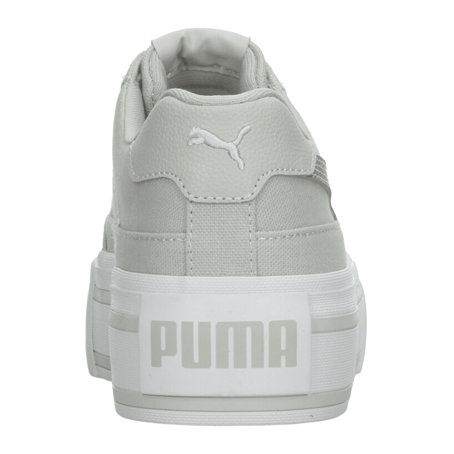 Tenis Puma Court Classic Vulc Dama Casual Plataforma Gris Mujer — imagen 7