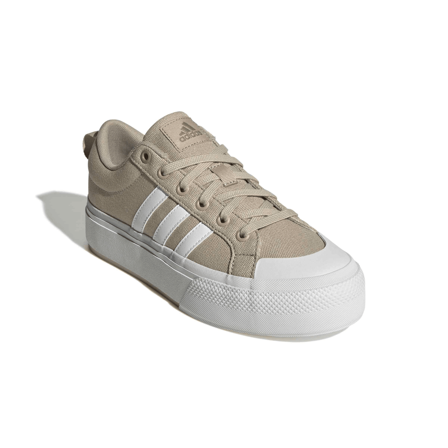 Tenis Adidas Bravada Dama Casual Plataforma Beige Mujer — imagen 2