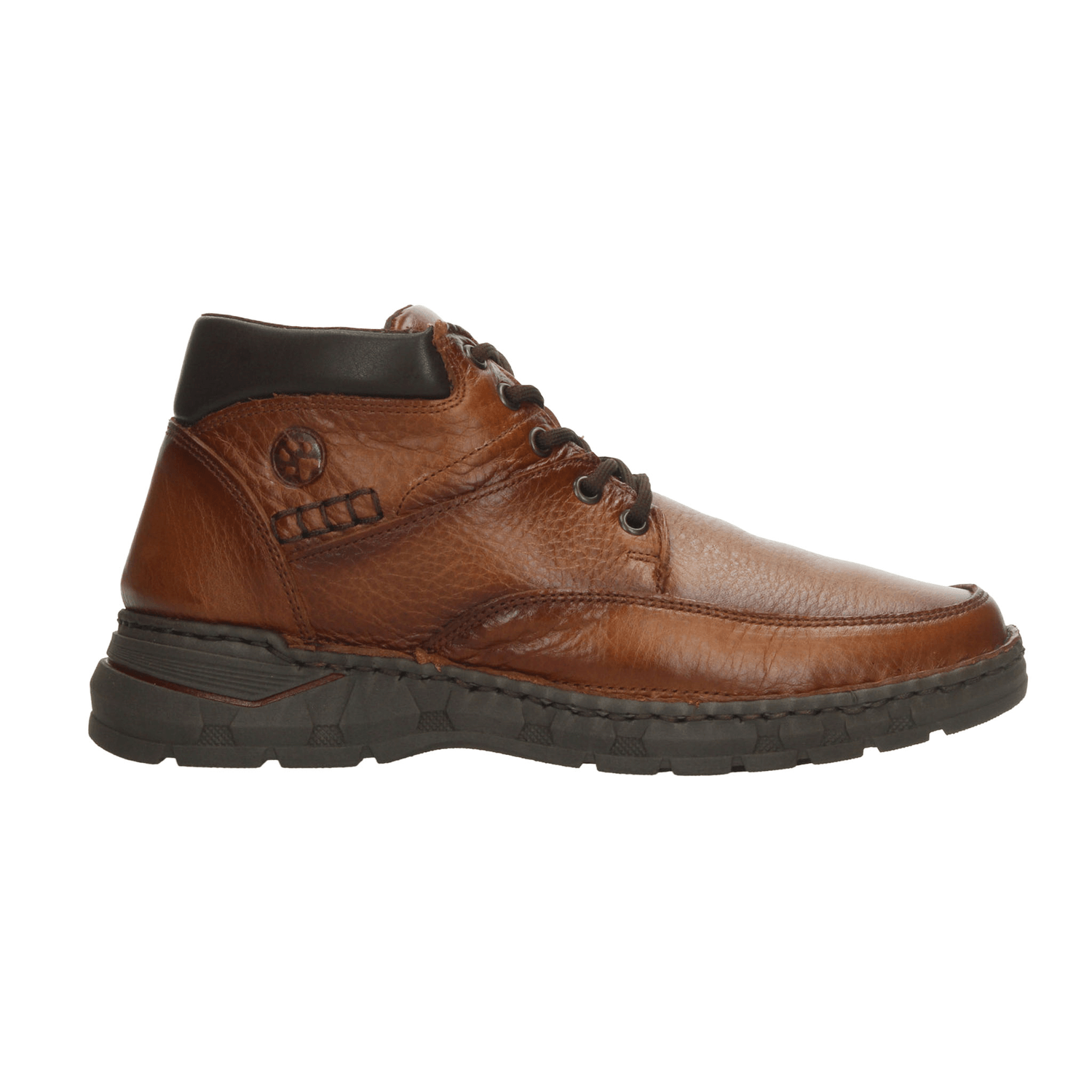 Bota Lobo Solo Hombre Café Casual Cintas Cómodo Caballero — imagen 2