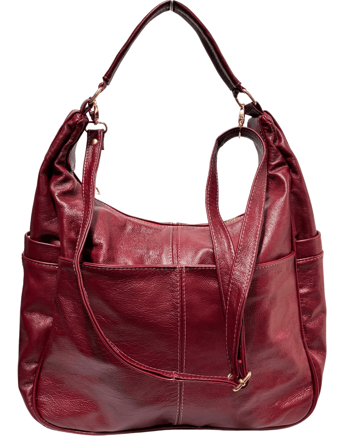 Bolsa Negra De Hombro Para Dama Casual Piel Legitima Original Jf 83 — imagen 5
