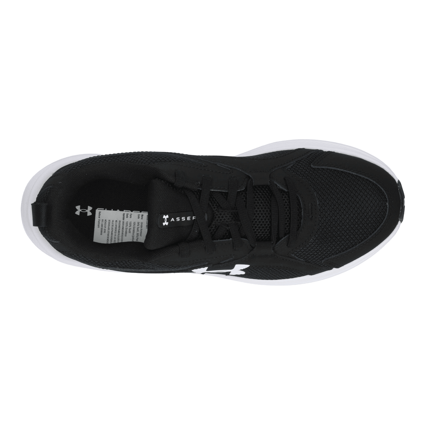 Tenis Under Armour Assert Hombre Negro Deportivo Caballero — imagen 9