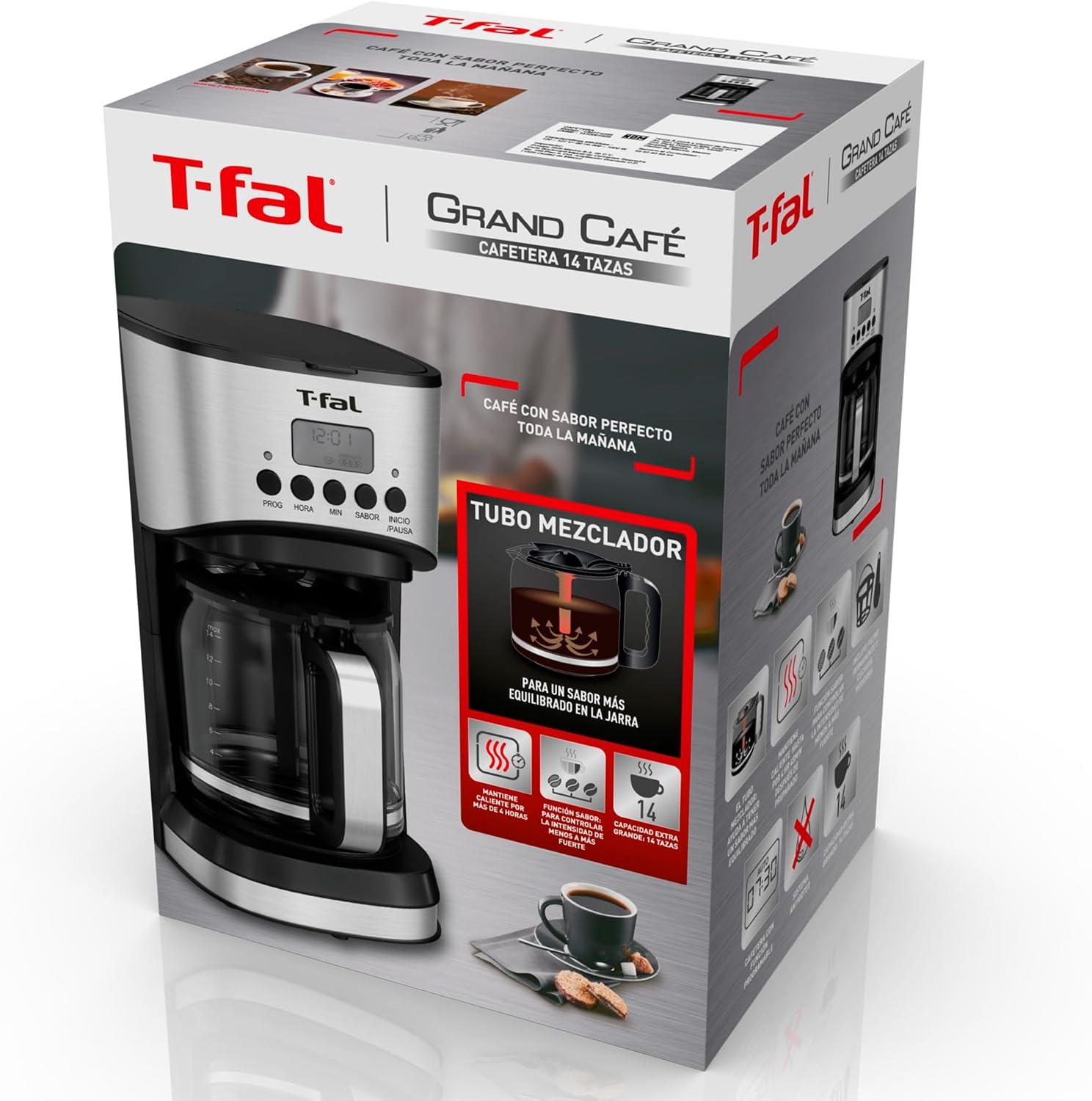 Cafetera Programable T-Fal CM771D55 1.8 L 14 Tazas — imagen 5