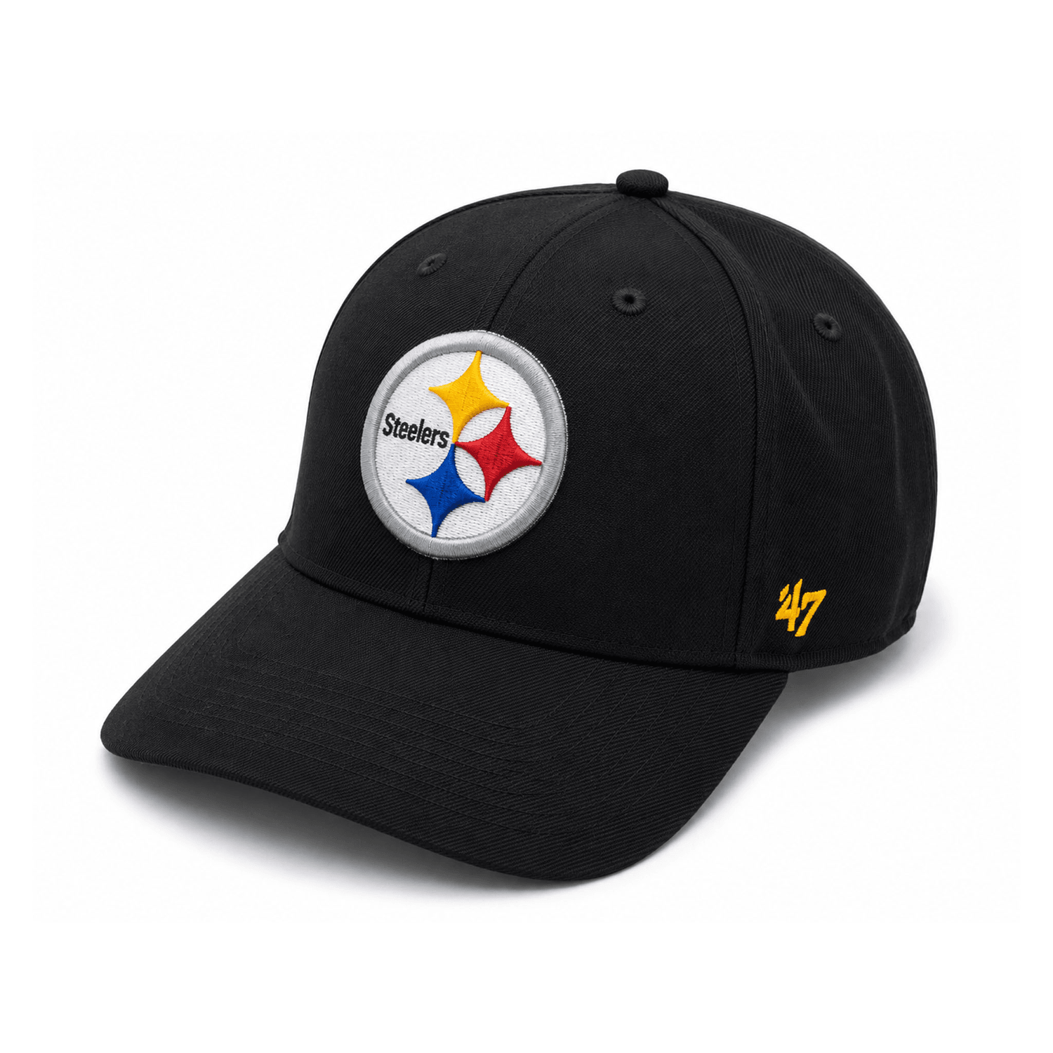 Gorra 47 Brand Steelers Unisex Deportivo Negro Unisex — imagen 1