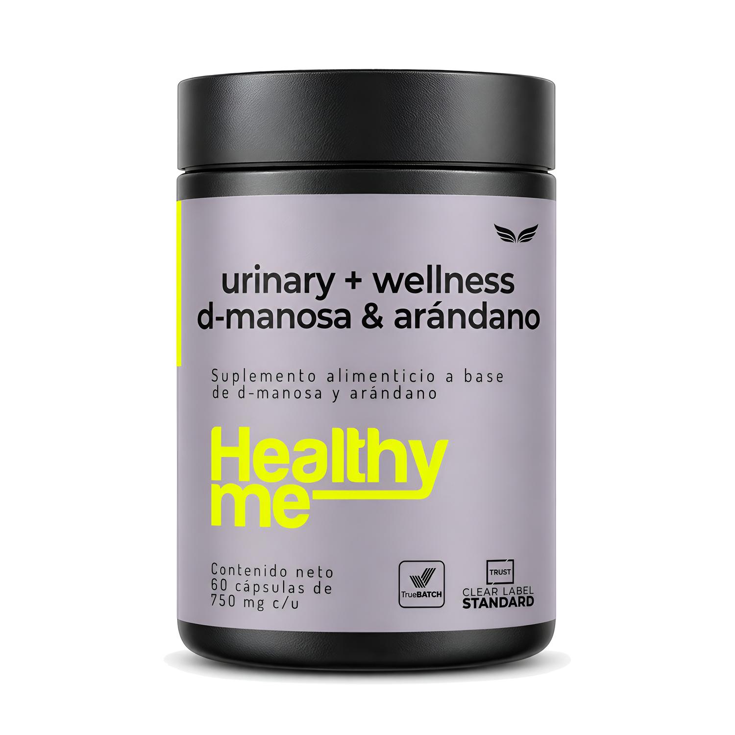 Healthy Me: Mezcla de D-Manosa con Arándano para Salud del Tracto Urinario, 60 Cápsulas — imagen 1