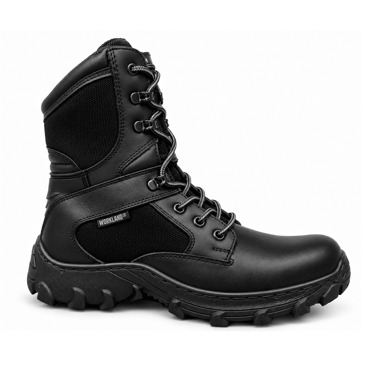 Bota Tactica Policia Militar Hombre Negro Workland 76209 — imagen 2