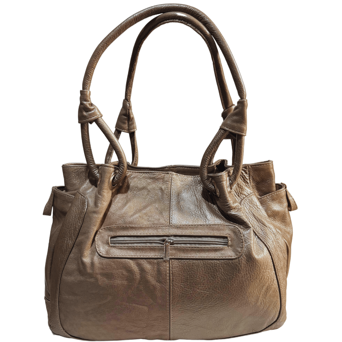 Bolsa De Piel Cuero Genuino Para Mujer Tendencia De Moda Ale — imagen 14