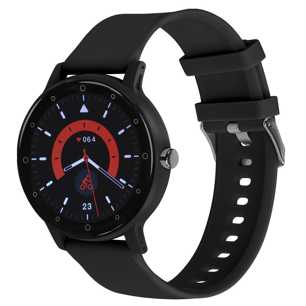 Smartwatch Reloj Kronos Insignia Round STF Pantalla 1.3" Resistencia al agua IP65 Negro — imagen 3
