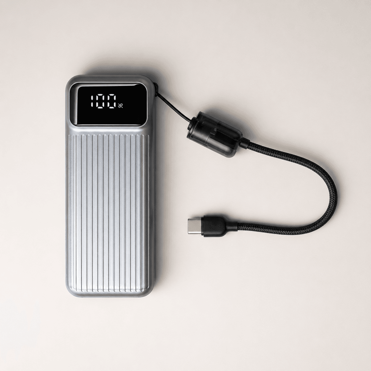 Power Bank C13 10,000mAh 22.5W Carga Rápida con Cables Integrados y Pantalla Digital — imagen 9