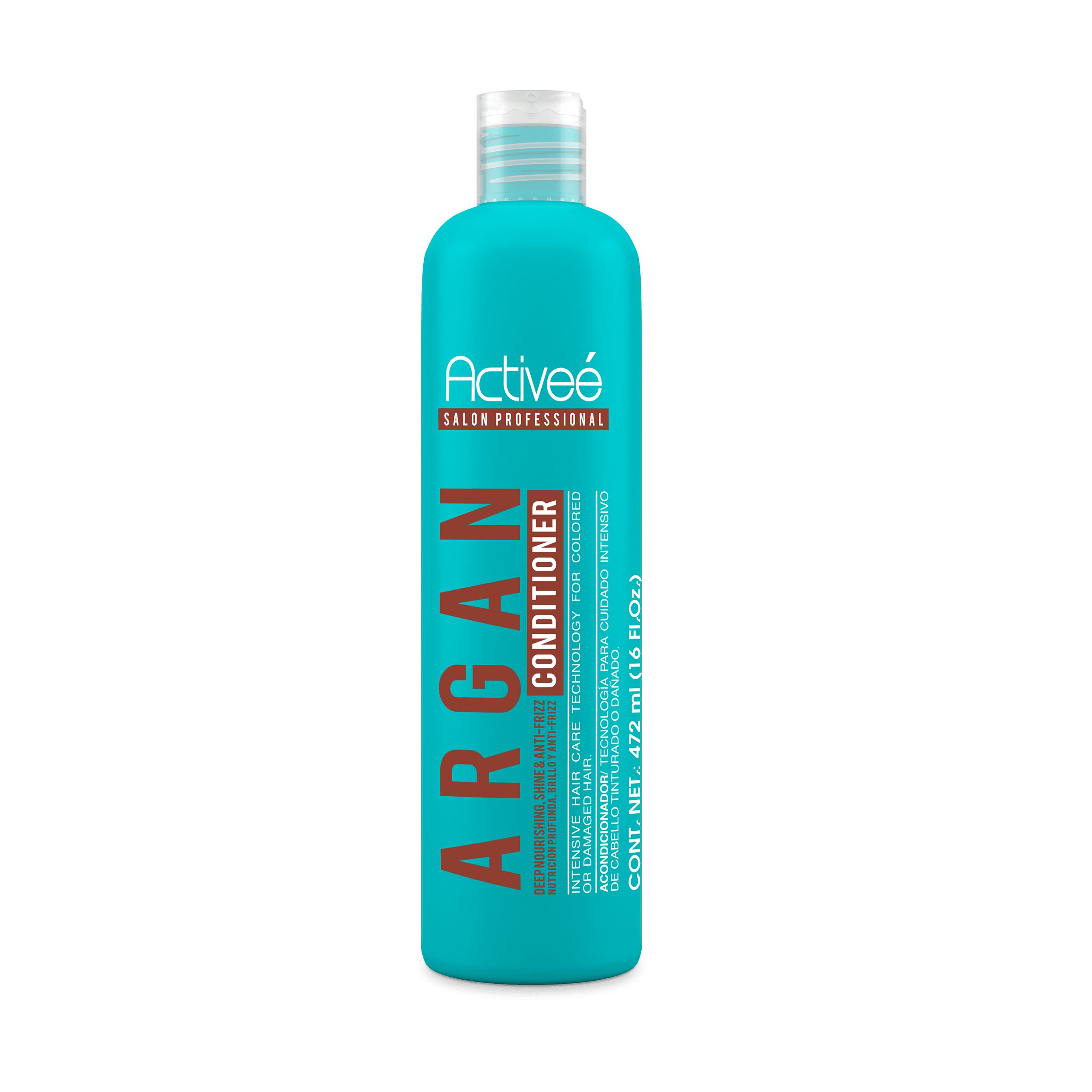 Acondicionador Activee Professional Argan Tecnologia para cuidado Intensivo de Cabello Teñido o Dañado Libre de Sal — imagen 3