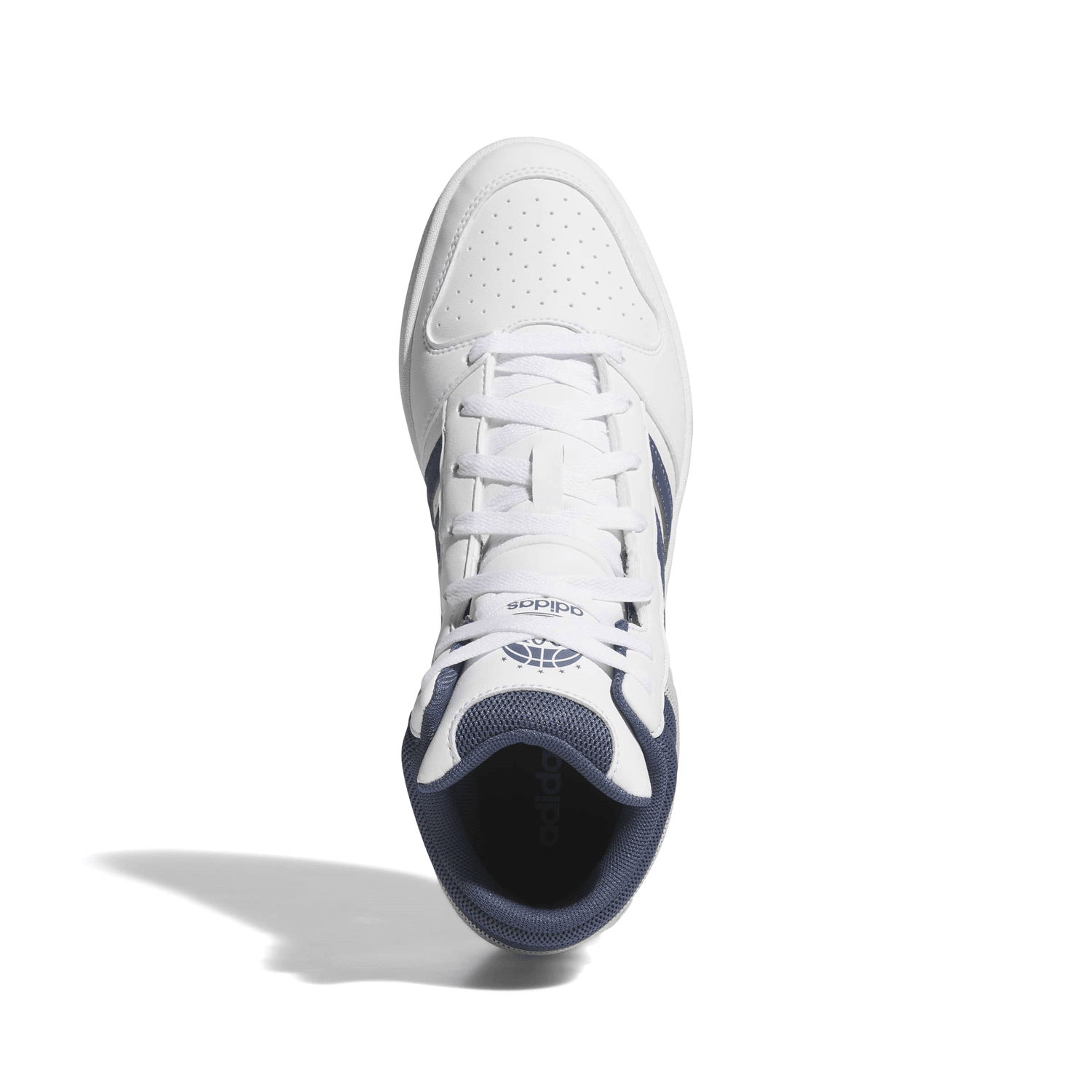 Tenis Adidas Hoops Mid Classic Hombre Casual Blanco Caballero — imagen 7