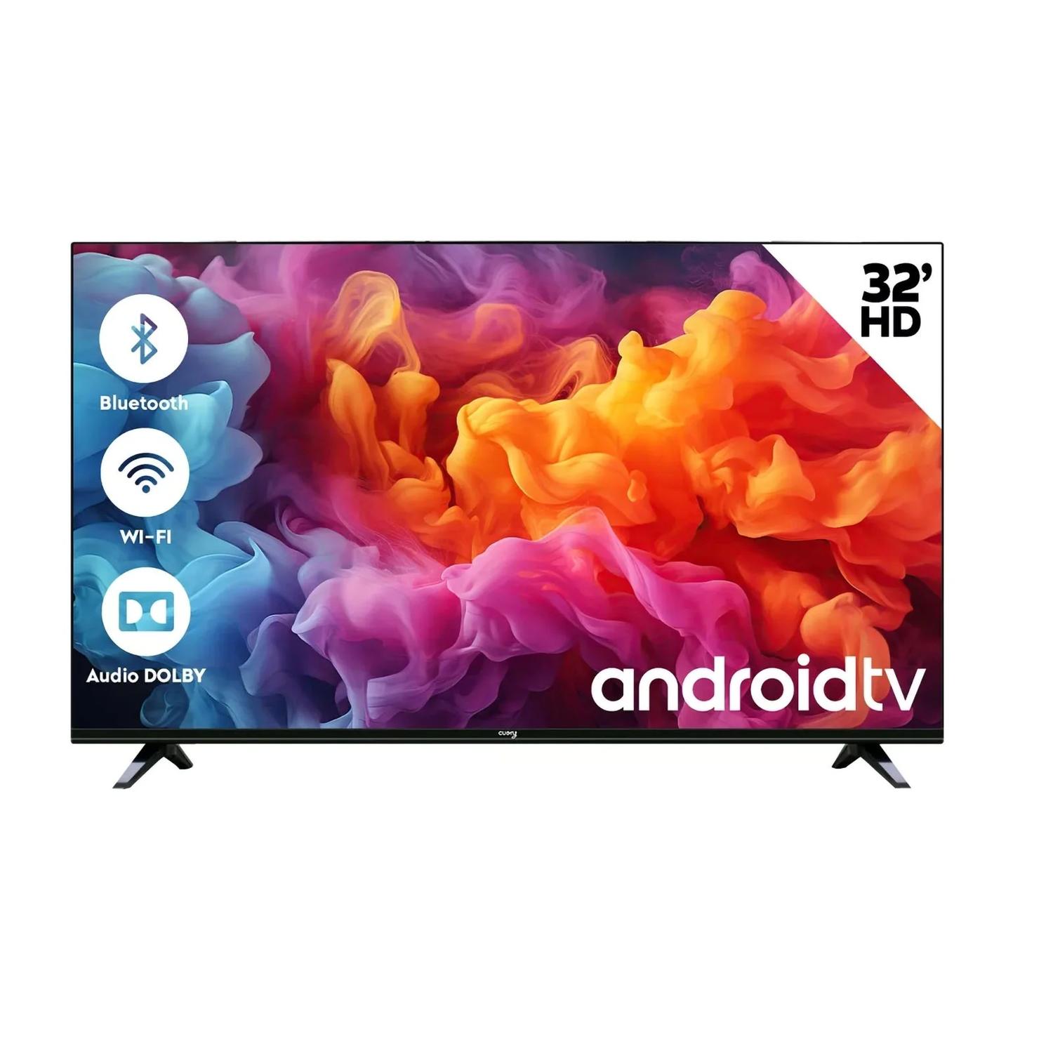 Pantalla Cuory 32" HD Android TV 12 WiFi HDMI 2x5W — imagen 1