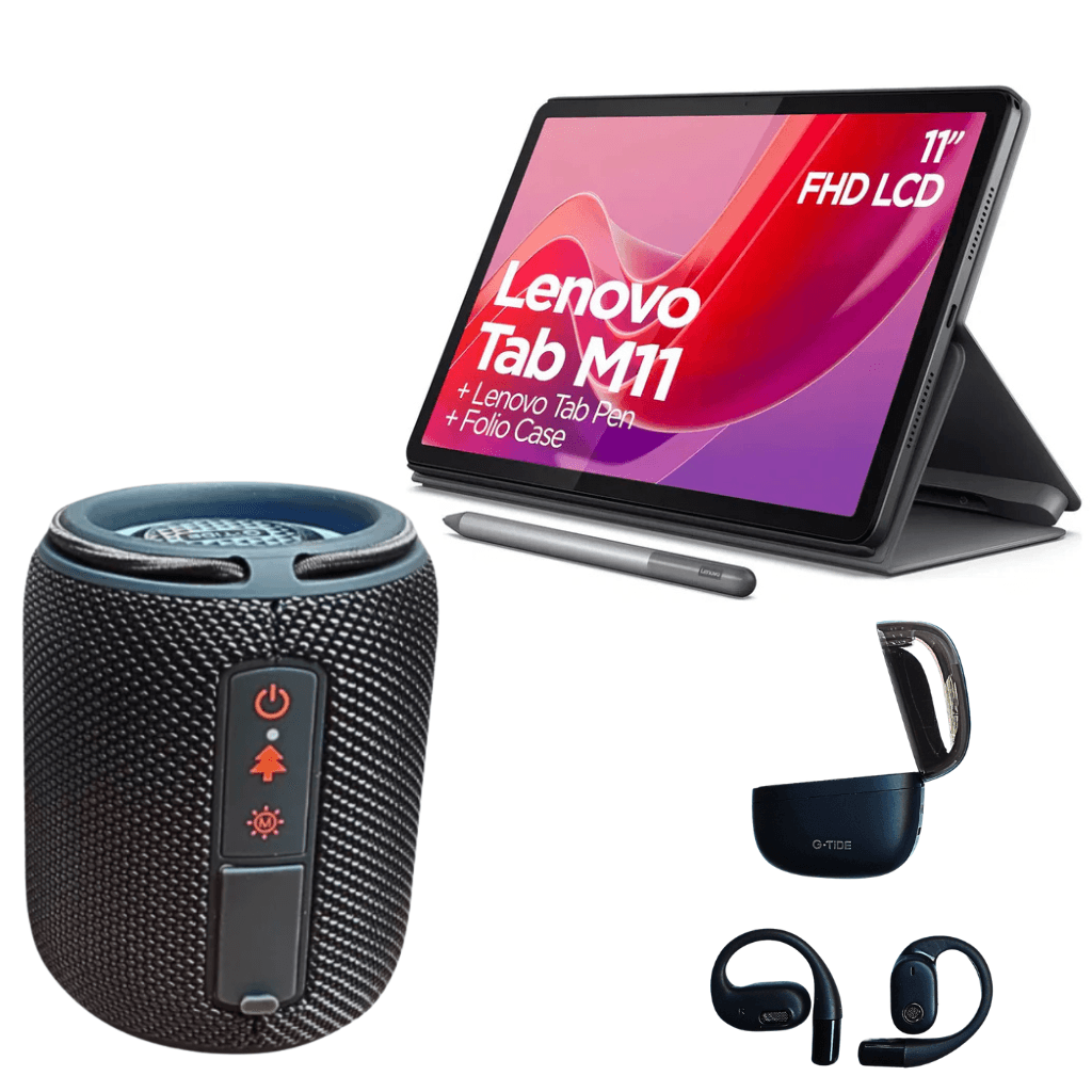 Tablet Lenovo Tab M11 11″ 4GB RAM/128GB ROM + Audífonos G-Tide OWS8 + Bocina Portátil G-tide Sv30 — imagen 2