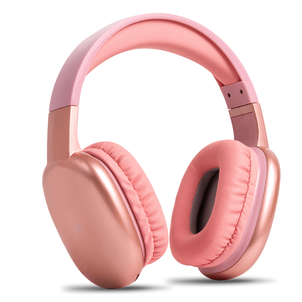 Audífonos inalámbricos On Ear STF Aurum 10hrs Uso Rosa — imagen 2