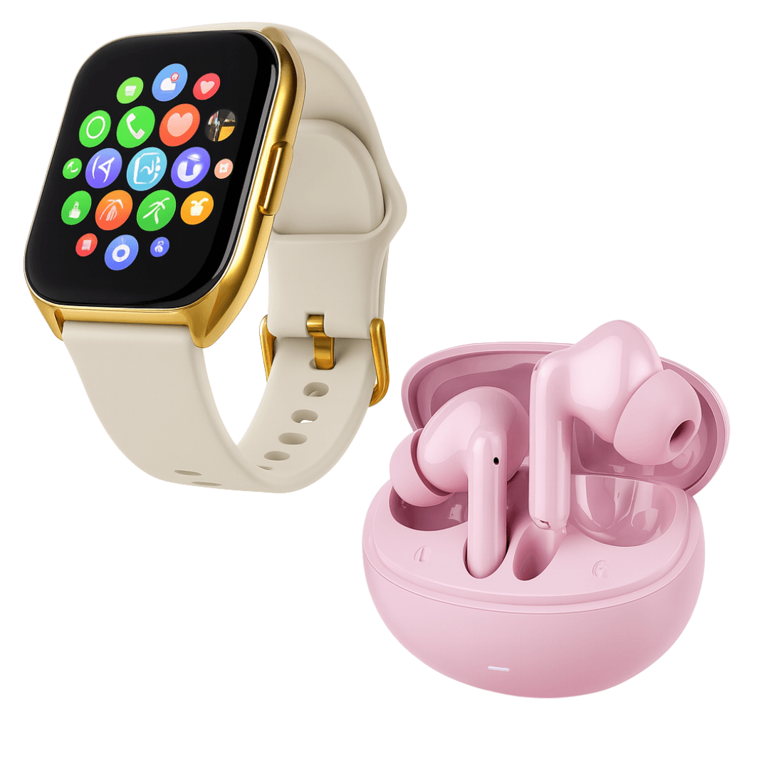 Smartwatch Filwans GTS Mini + Audífonos Inalámbricos G-TIDE L42 Doble Conectividad y Sonido Premium — imagen 2