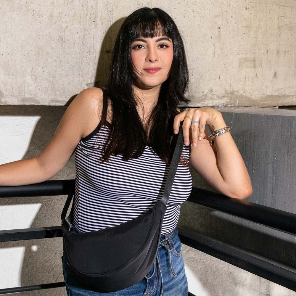 Crossbody Kora CoolCapital Bolso compacto 3L resistente negra — imagen 5