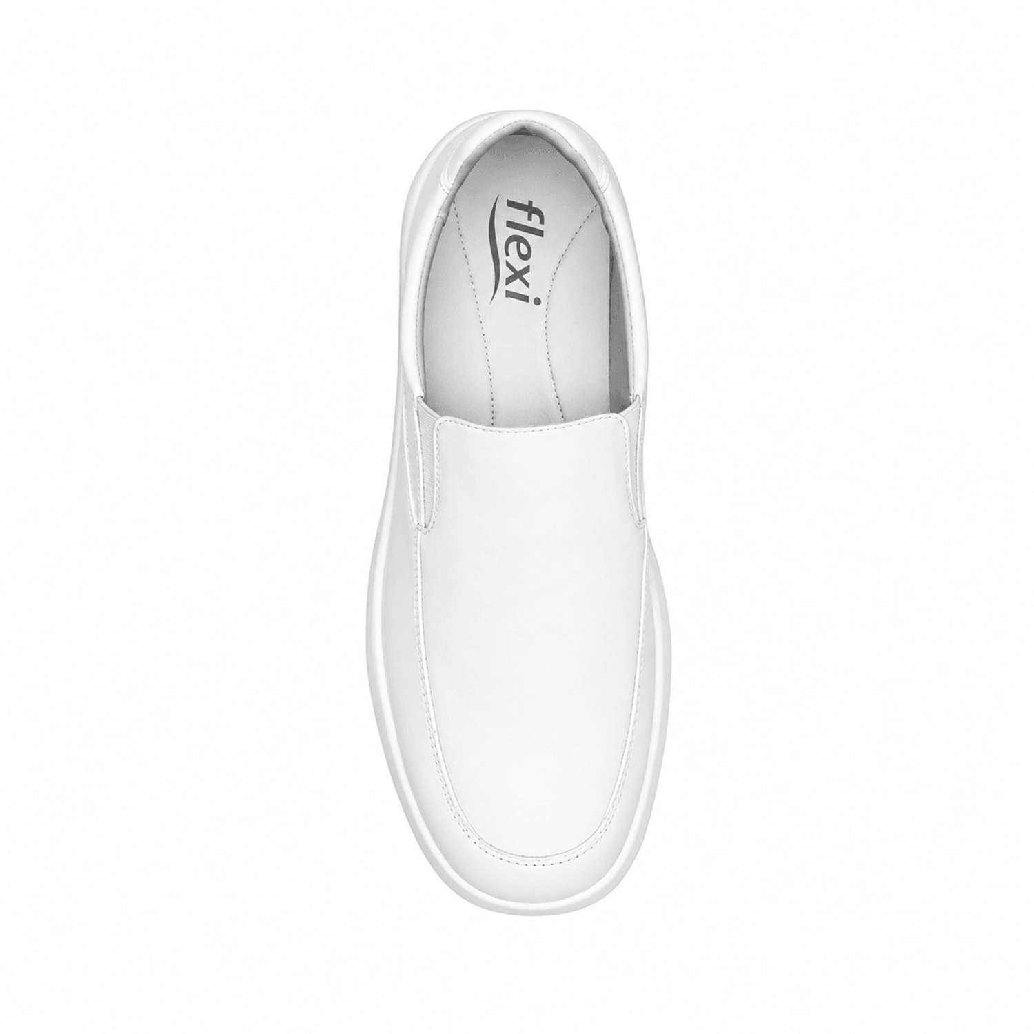 Zapato Hombre Flexi Kaiser Blanco De Servicio Slip On Casual Caballero — imagen 8