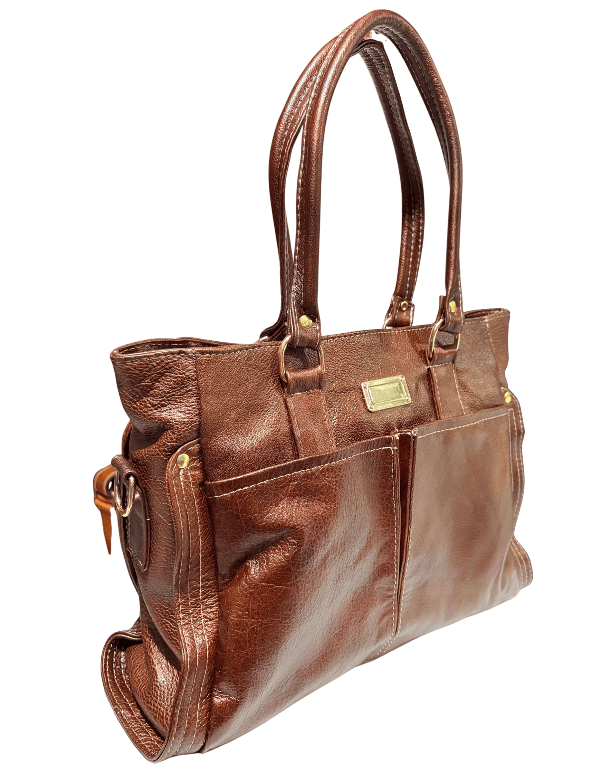 Bolsa Piel Legitima Grande Para Mujer Jf10 — imagen 4