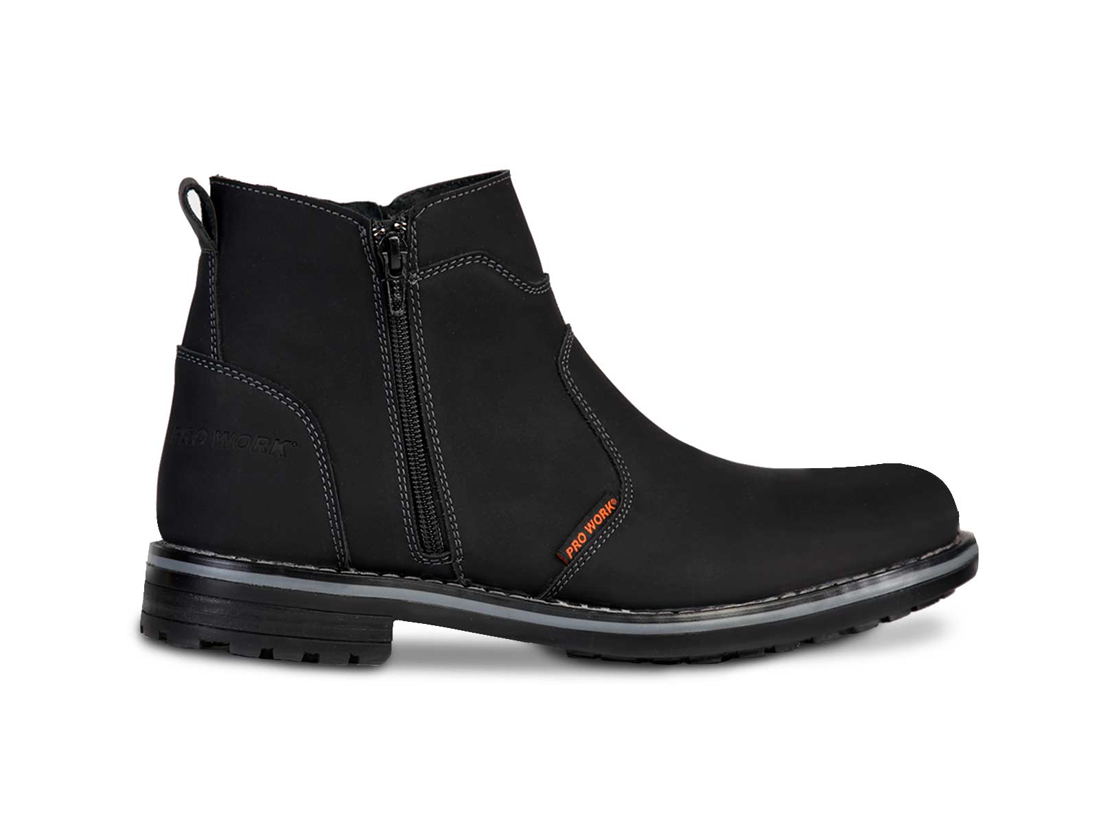 Bota hombre botin vestir vaquera PRO WORK 89719 Negro — imagen 9