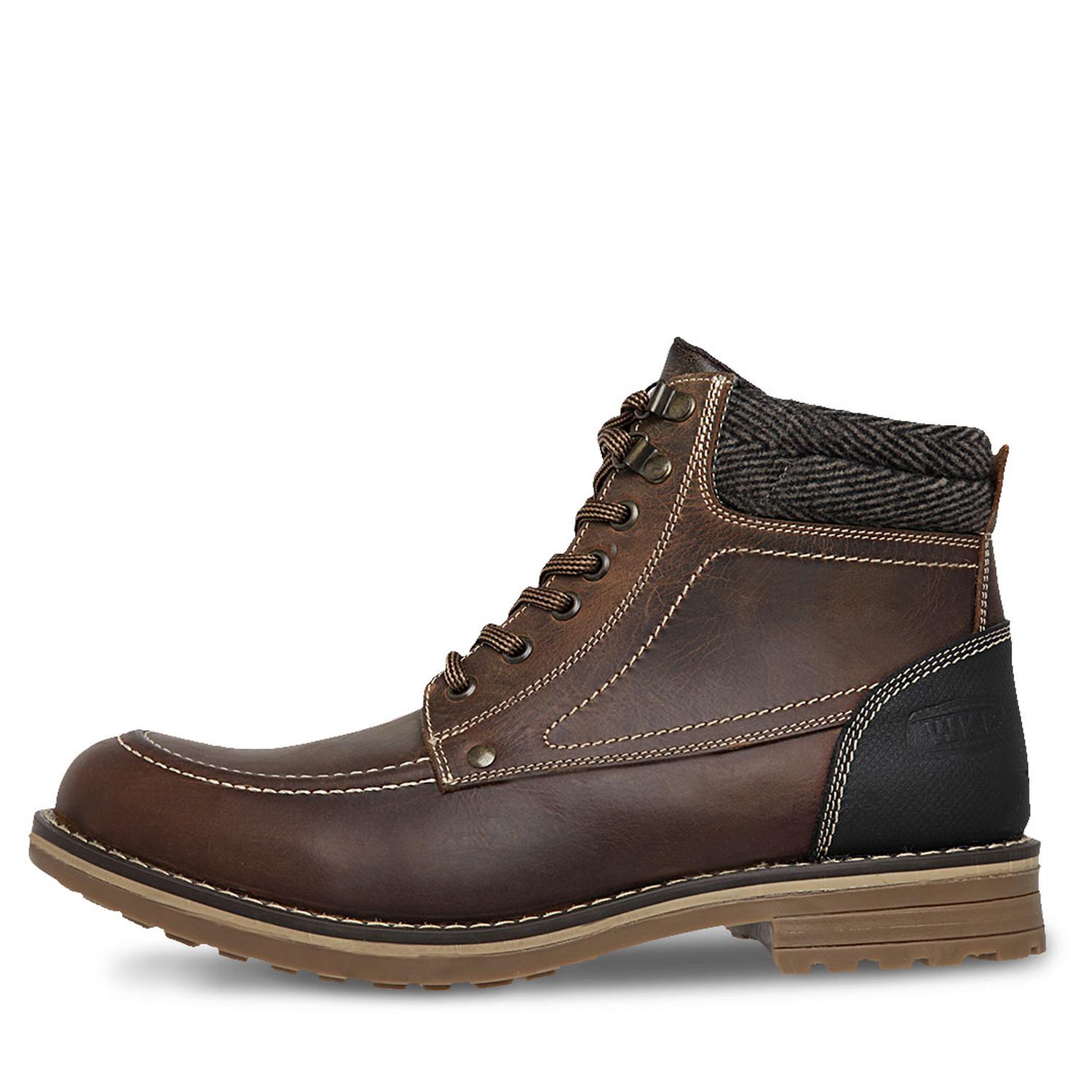 Bota hombre Botin Vestir Caballero Biker WORKLAND 89727 Café — imagen 2