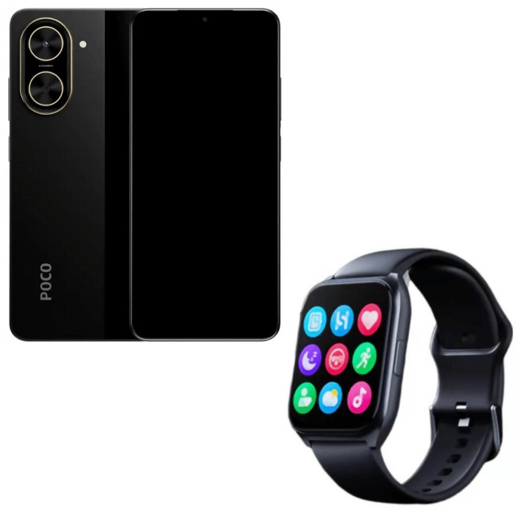 Xiaomi Poco C71 Smartphone 128gb Rom/4gb Ram + Smartwatch Filwans Gts Mini — imagen 2