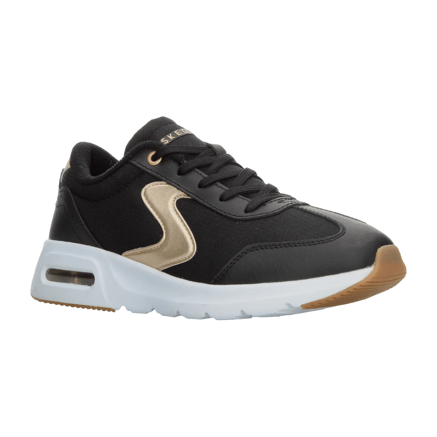 Tenis Skechers Dama Casual Negro Mujer — imagen 2