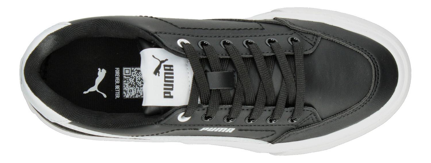 Tenis Puma Court Classic Dama Casual Negro Blanco Mujer — imagen 8