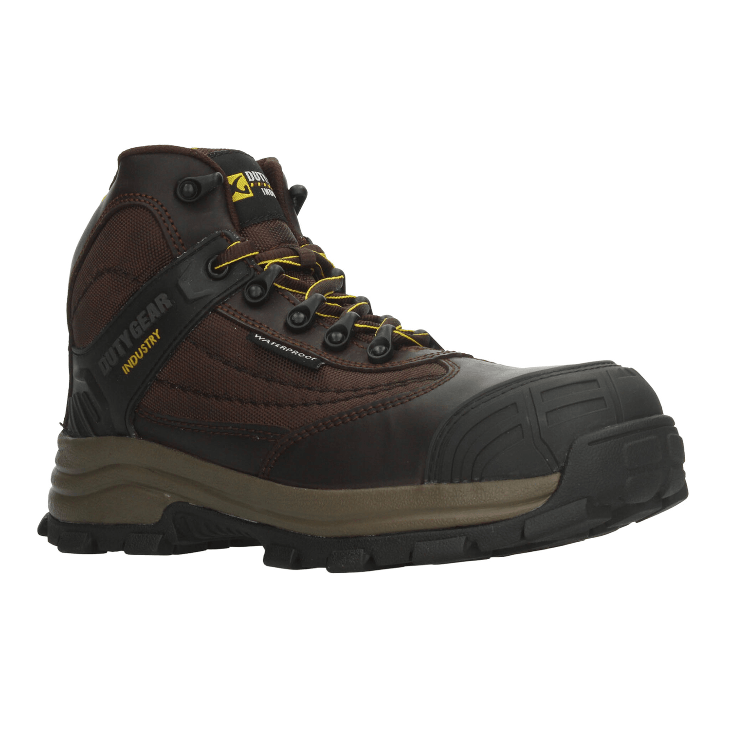 Bota Dutty Gear Hombre Industrial Casco Trabajo Café Caballero — imagen 2