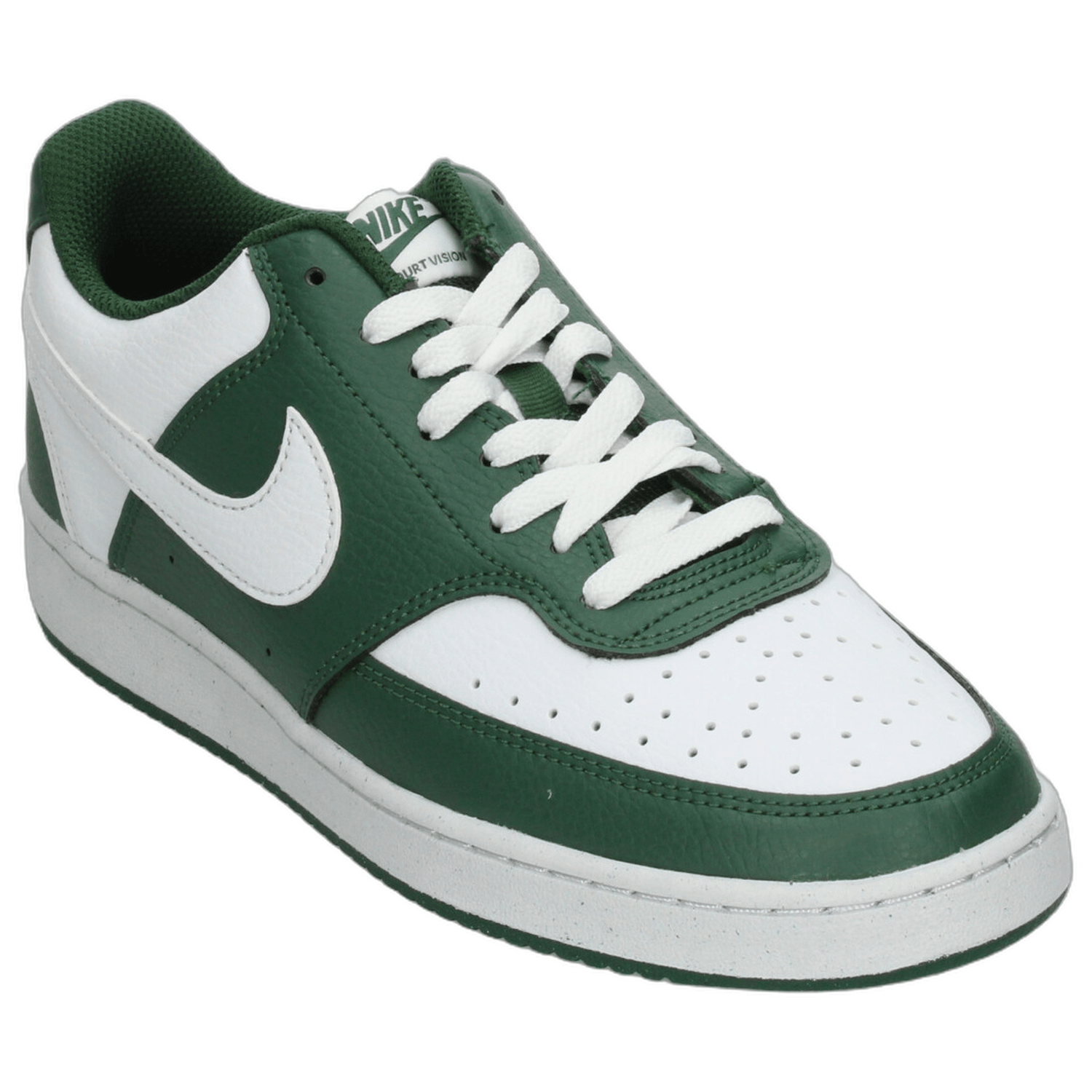 Tenis Hombre Nike Court Vision Low Verde Casual Caballero — imagen 5