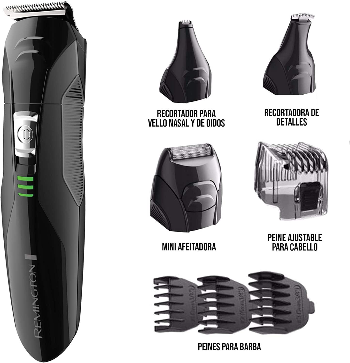 Kit Peluquería Remington Máquina Recortadora Cabello Barba — imagen 4