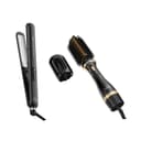 Combo Plancha Pelo CP14 Gold + Cepillo Multimod Gold 3D GAMA
