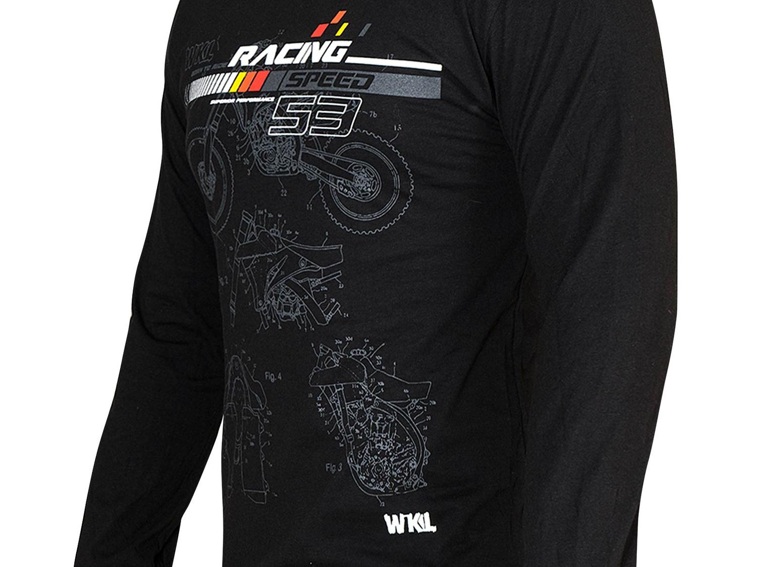 Playera WKL para hombre manga larga WPBL 001 — imagen 3