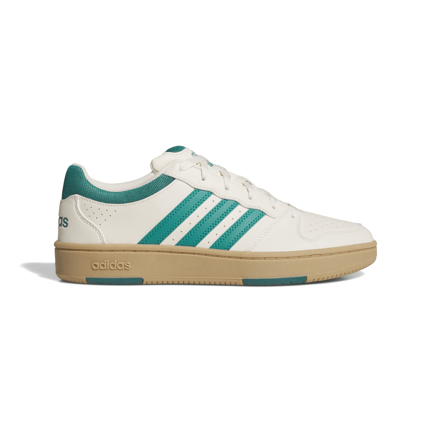Tenis Adidas Hoops Classic Hombre Beige Casual Caballero — imagen 2