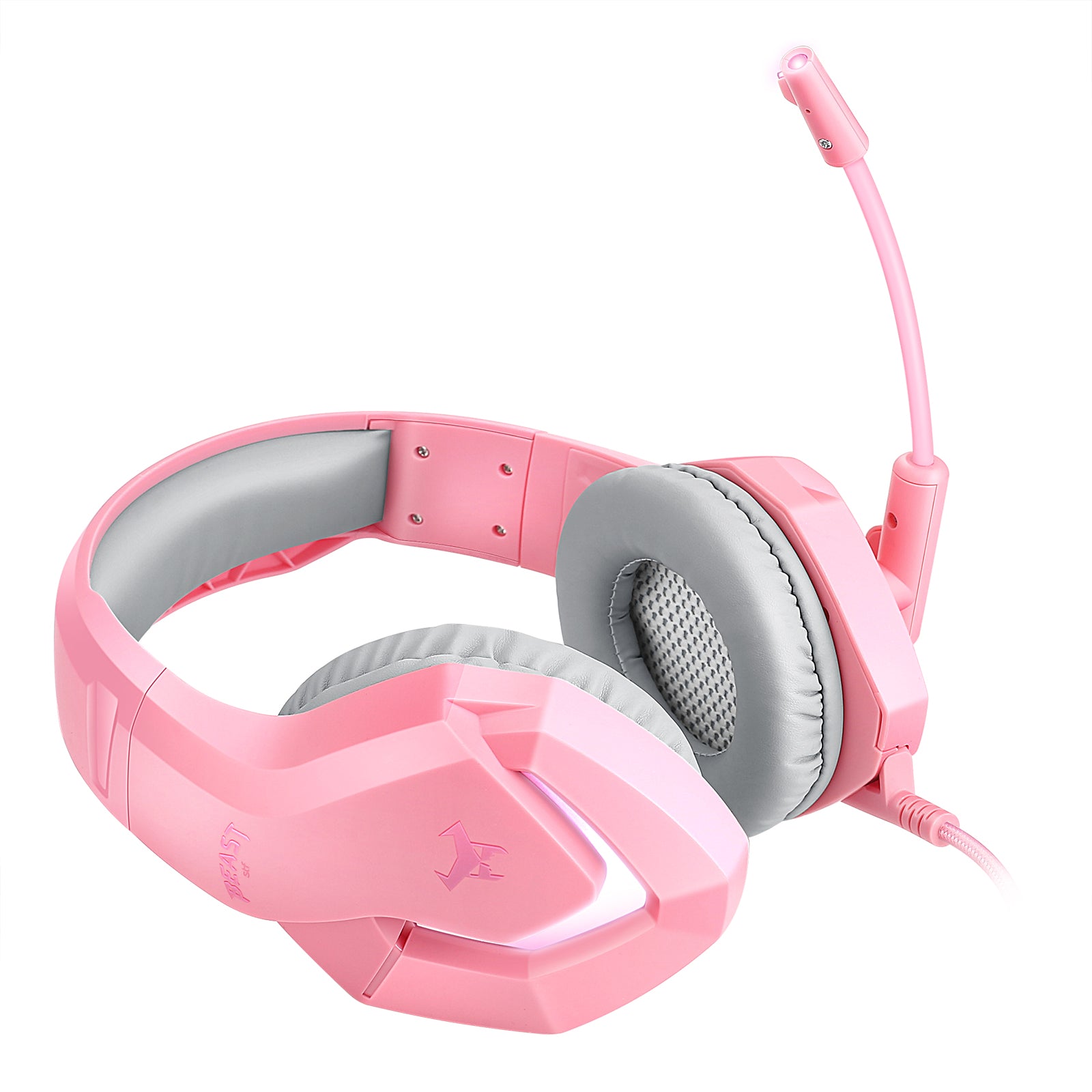 Audífonos alámbricos Gamer On-ear STF Beast Muspell Tournament: Hi-Fi, 3.5 mm, Rosa — imagen 11
