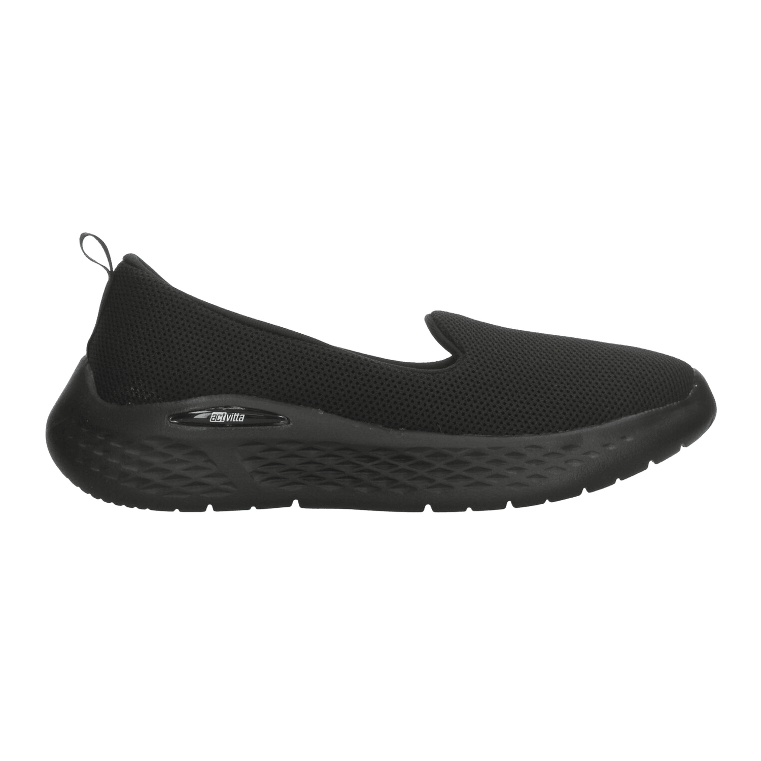 Tenis Actvitta Dama Negro Deportivo Confort Slip On Mujer — imagen 2