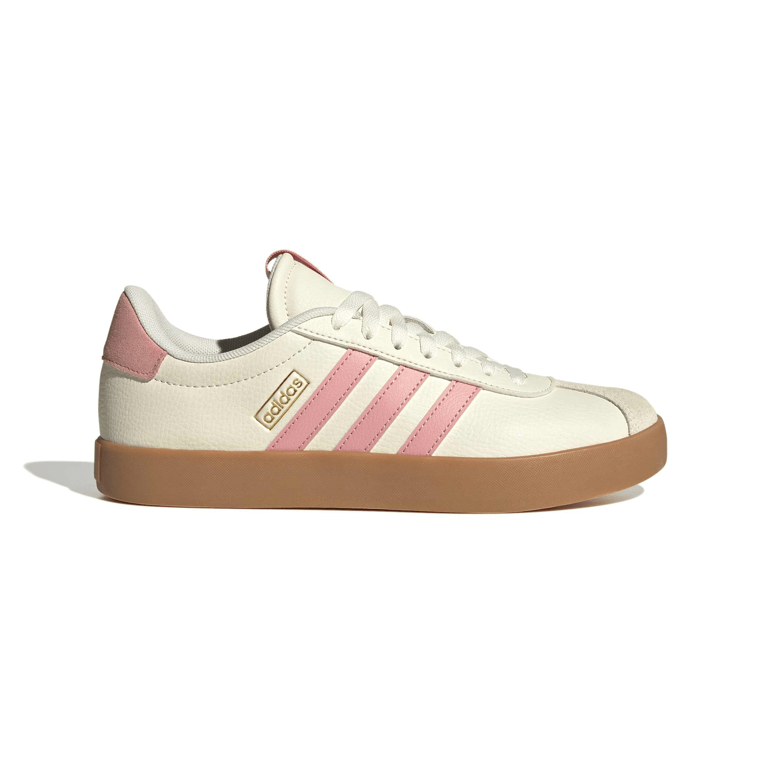 Tenis Adidas VL Court 3.0 Dama Casual Cintas Off White Mujer — imagen 1