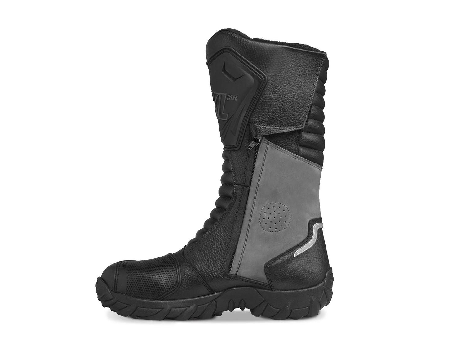 Botas Hombre Moto Biker Doble proposito Workland 76227 Gris — imagen 4