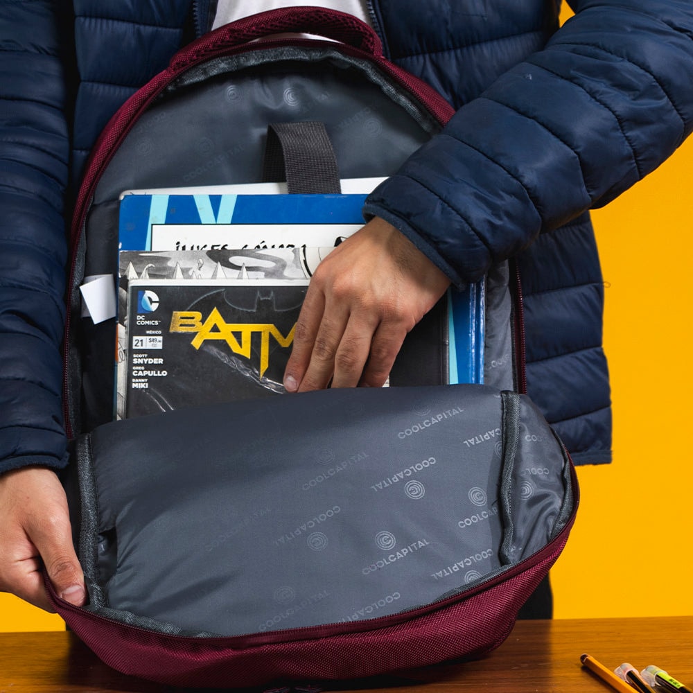 Mochila para laptop CoolCapital Zilker 15.6" pulgadas Vino — imagen 11