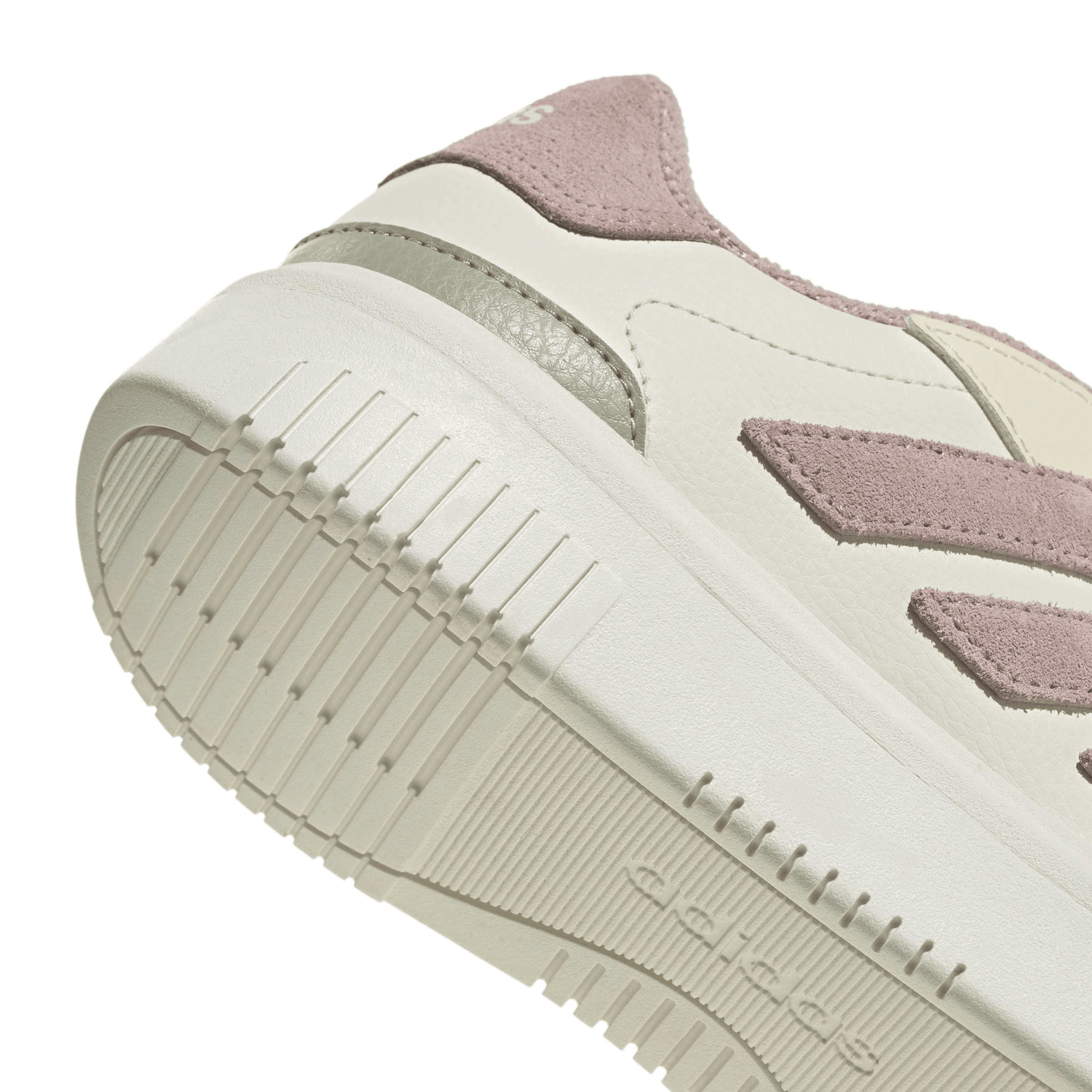 Tenis Adidas Courtblock Bold Dama Hueso Casual Mujer — imagen 7