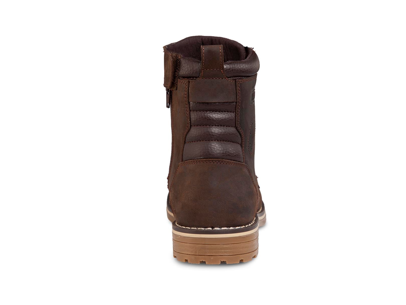 Bota hombre Moto Botin Trabajo biker WORKLAND 89738 Café — imagen 10