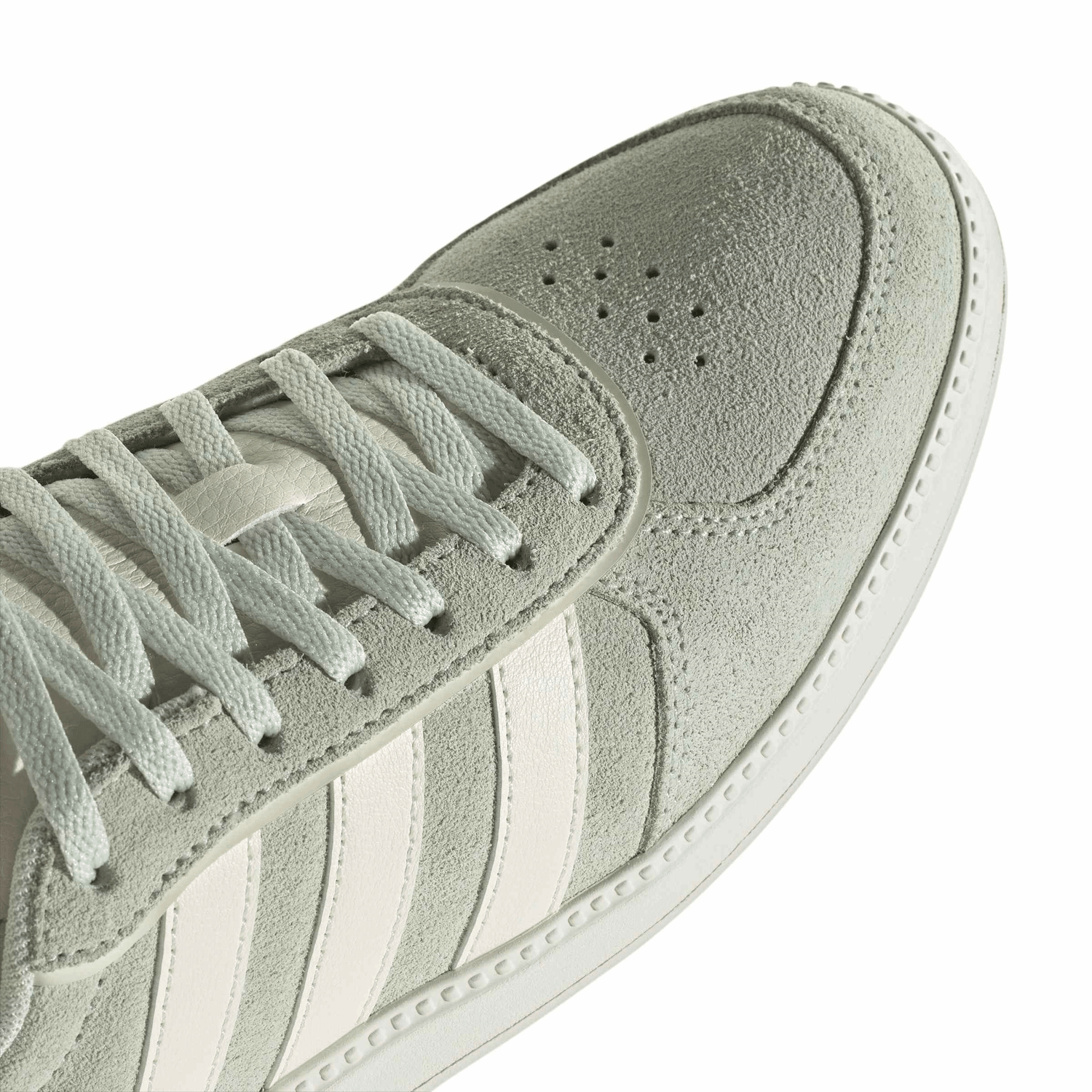 Tenis Dama Adidas Breaknet Sleek Verde Casual Cintas Mujer — imagen 7
