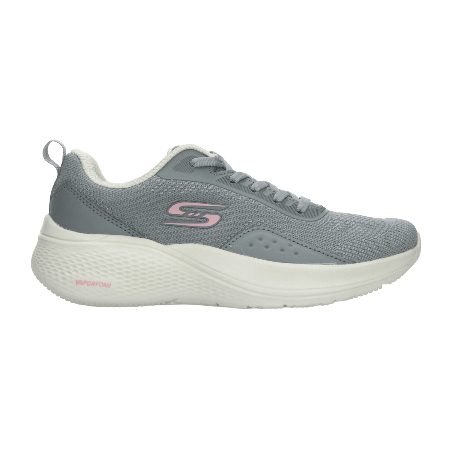 Tenis Dama Skechers C Cuna Gris Deportivo Gimnasio Mujer — imagen 2