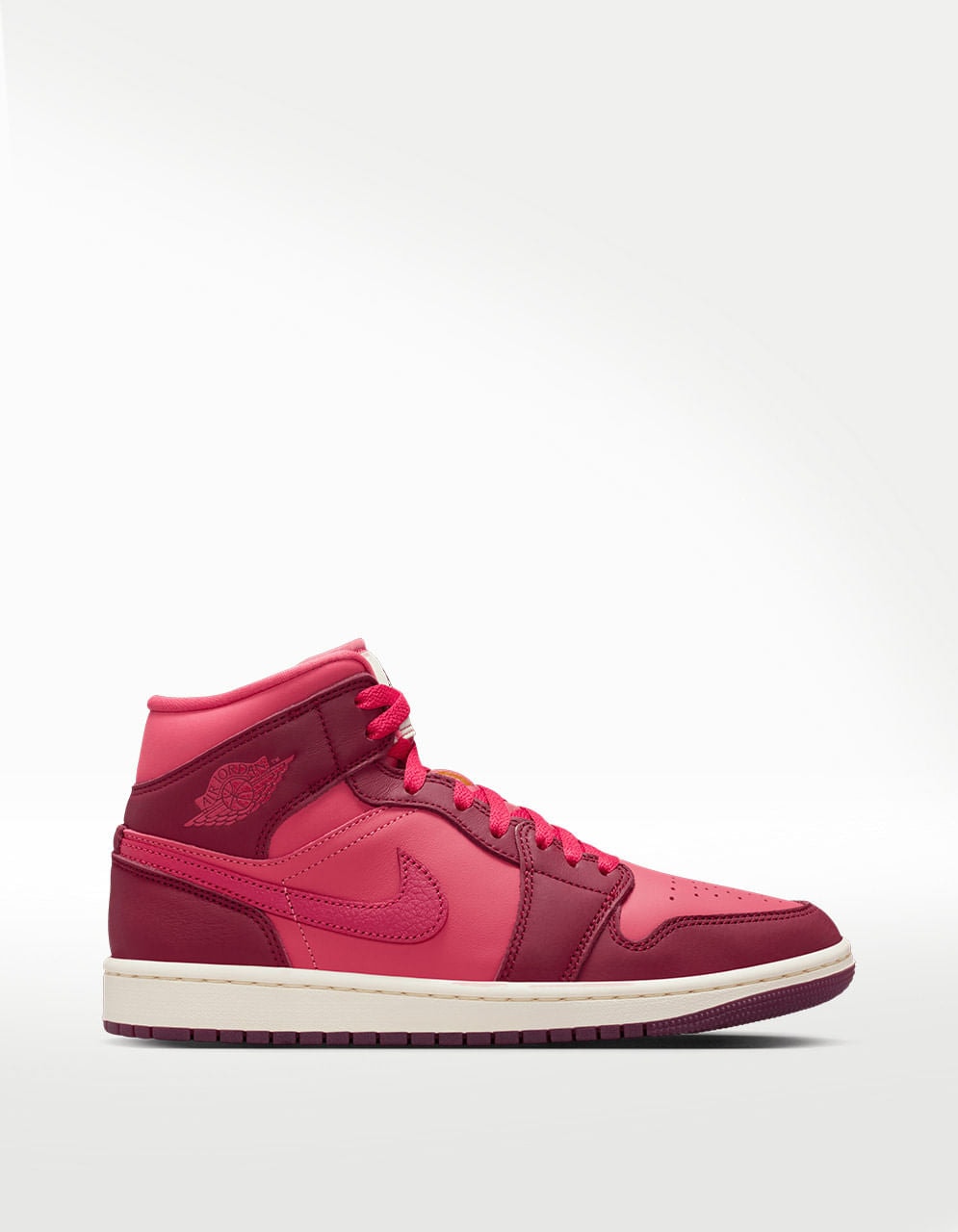 Tenis Jordan Air Jordan 1 Mid SE Rojo - Mujer — imagen 2