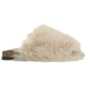 Zapato Berlin Dama Casual Peluche Slip On Cómodo Beige Mujer
