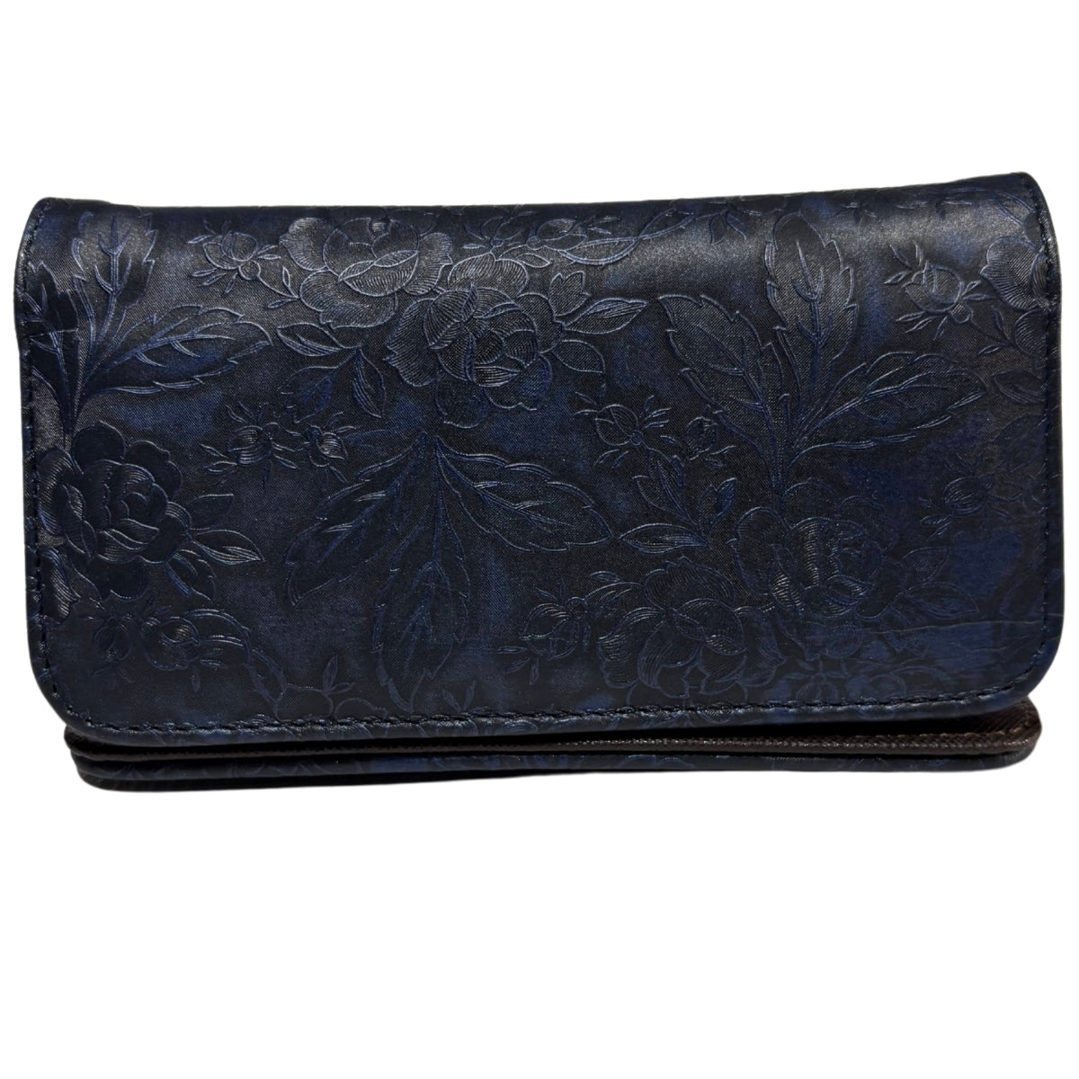 Cartera De Dama Piel Legitima Genuina Ternera Grabada Pequeña Mini — imagen 14