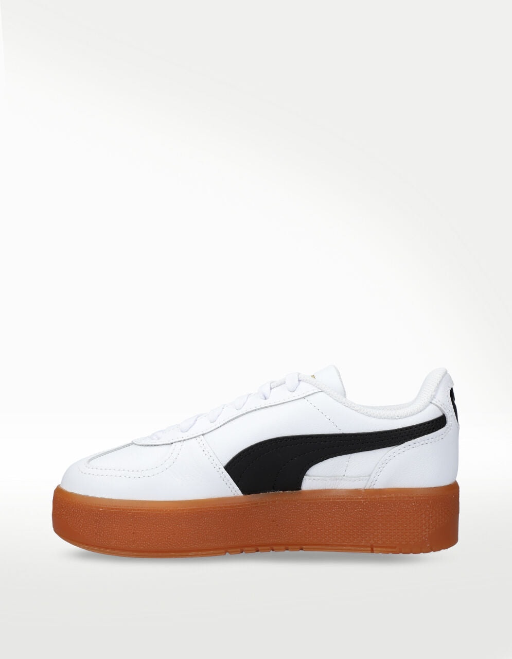 Tenis Puma Palermo Elevata LTH Blanco Negro - Mujer — imagen 4