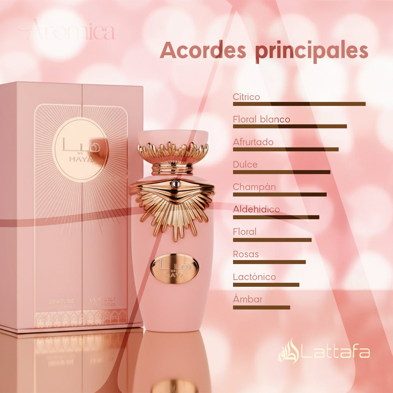 Perfume Árabe Lattafa Haya Mujer EDP 100ml — imagen 4