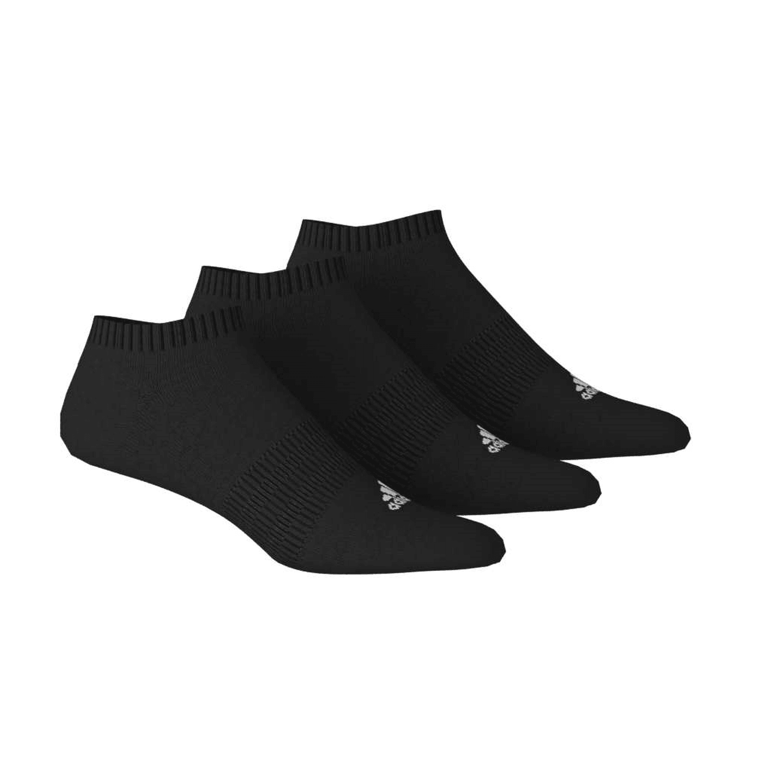 Calcetines Adidas Thin and Light 3 Pares Sport Negro Unisex — imagen 6