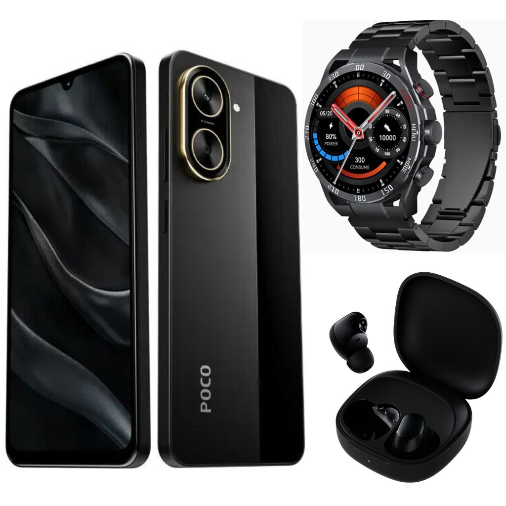 XIAOMI POCO C71 + SMARTWATCH FILWANS GTR + REDMI BUDS 6 PLAY — imagen 2